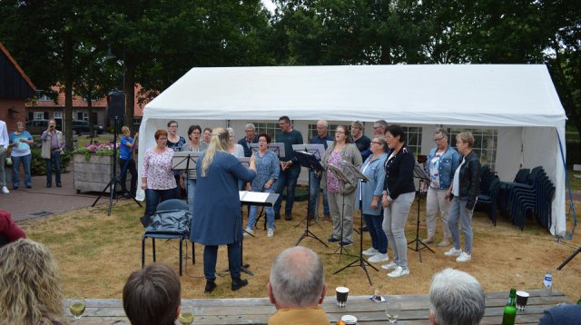 Gezamenlijke afsluiting muzikale Dorpshoes gebruikers (woensdag 10 juli 2019)